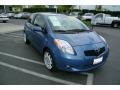 2007 Bayou Blue Metallic Toyota Yaris 3 Door Liftback  photo #4