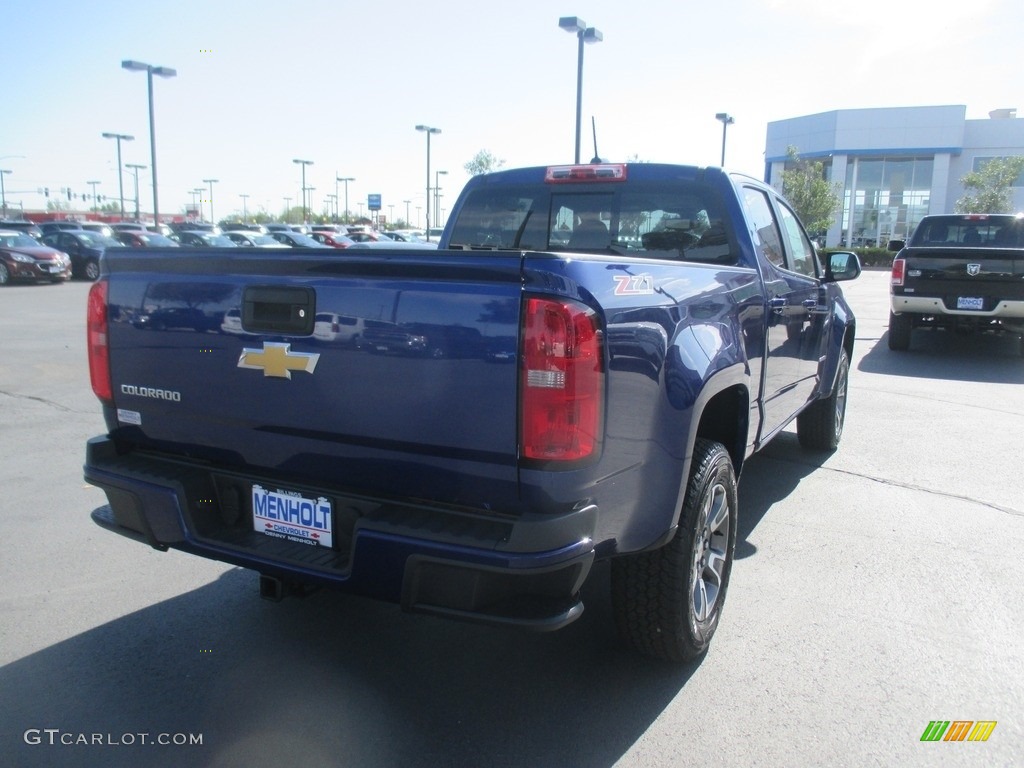 2016 Colorado Z71 Crew Cab 4x4 - Laser Blue / Jet Black photo #7