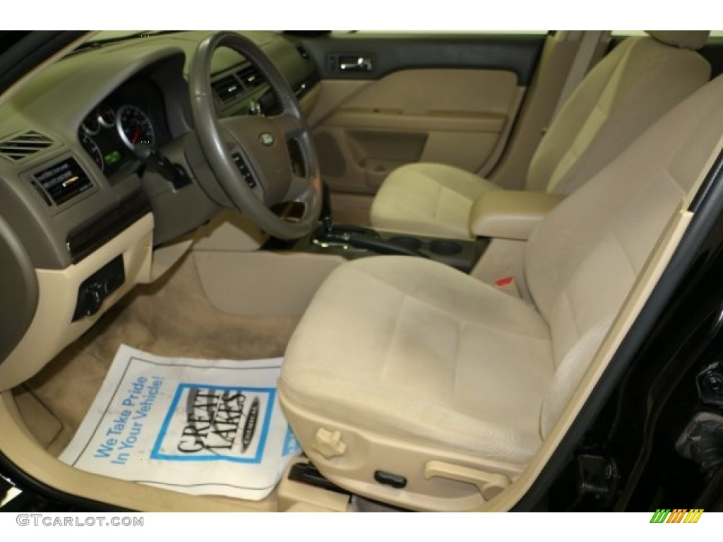 2007 Fusion SEL - Black / Camel photo #5