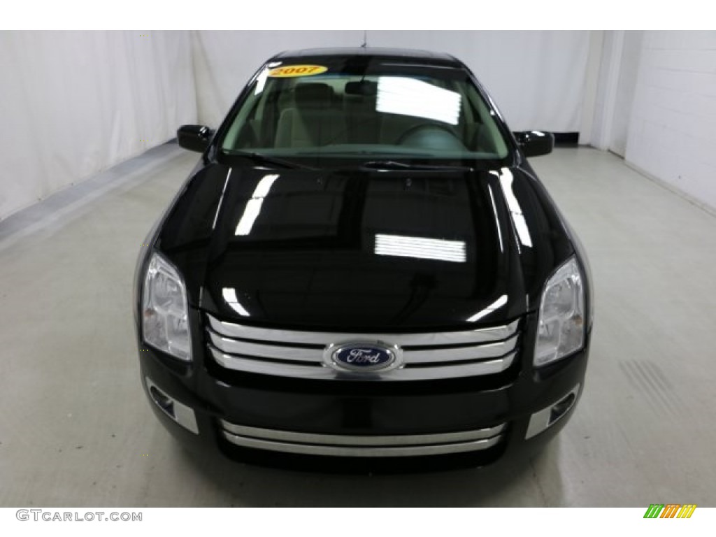 2007 Fusion SEL - Black / Camel photo #22