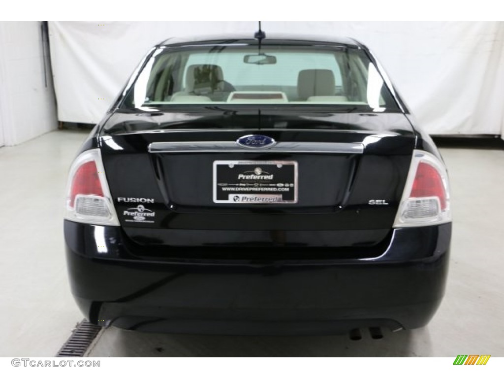 2007 Fusion SEL - Black / Camel photo #25