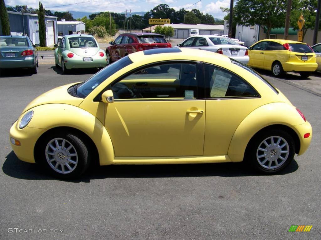 2004 New Beetle GLS Coupe - Sunflower Yellow / Black photo #2