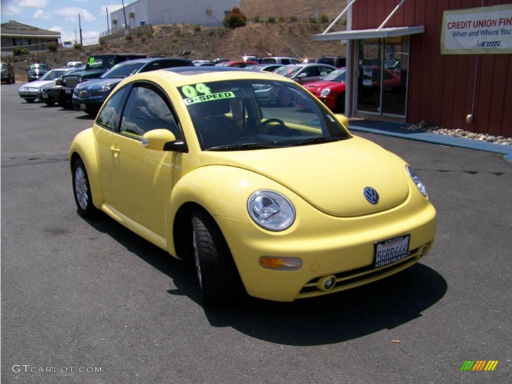 2004 New Beetle GLS Coupe - Sunflower Yellow / Black photo #7