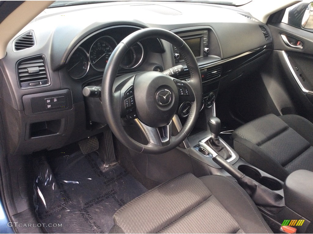 2014 CX-5 Touring AWD - Stormy Blue Mica / Black photo #9