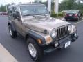 2004 Light Khaki Metallic Jeep Wrangler Rubicon 4x4  photo #7