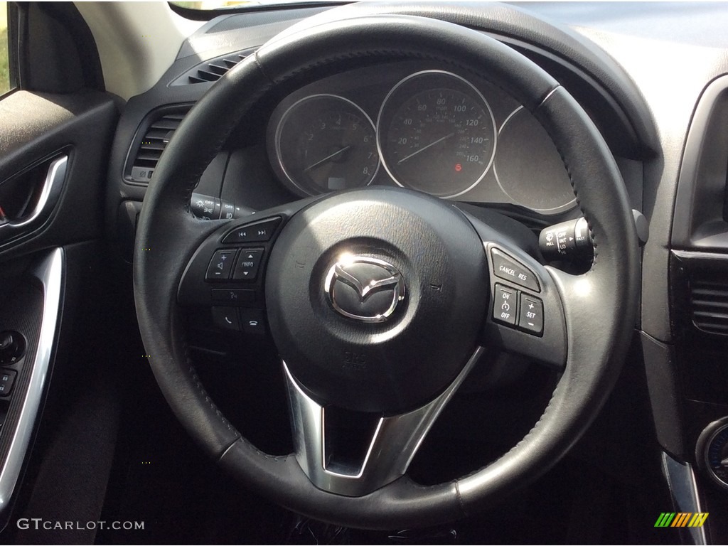 2014 CX-5 Touring AWD - Stormy Blue Mica / Black photo #14