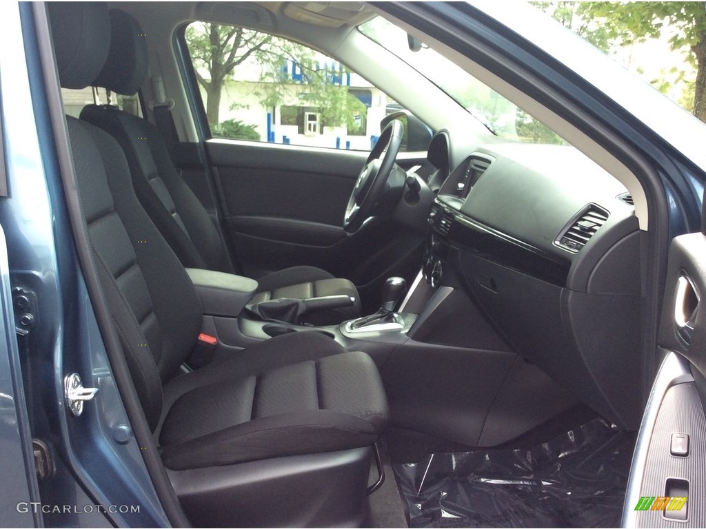 2014 CX-5 Touring AWD - Stormy Blue Mica / Black photo #24