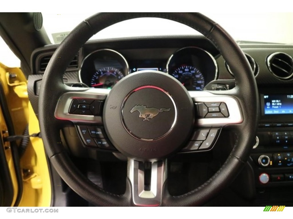 2015 Mustang V6 Coupe - Triple Yellow Tricoat / Ebony photo #15