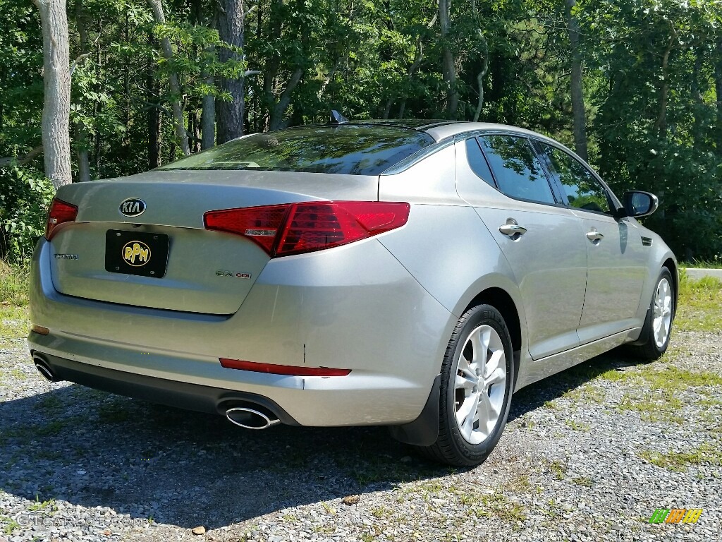 2013 Optima EX - Satin Metal Metallic / Beige photo #6