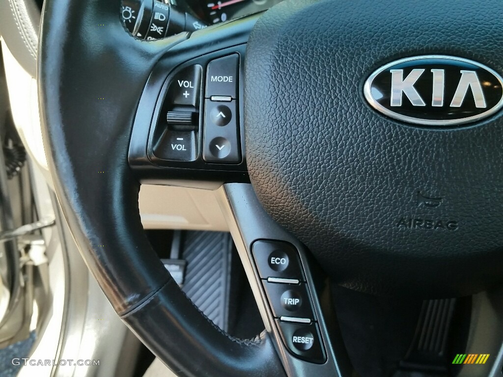 2013 Optima EX - Satin Metal Metallic / Beige photo #12