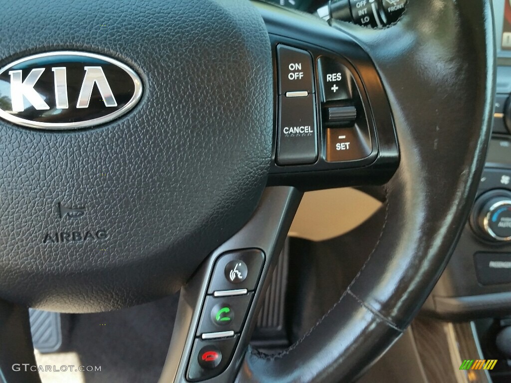 2013 Optima EX - Satin Metal Metallic / Beige photo #13