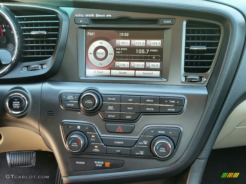 2013 Optima EX - Satin Metal Metallic / Beige photo #16