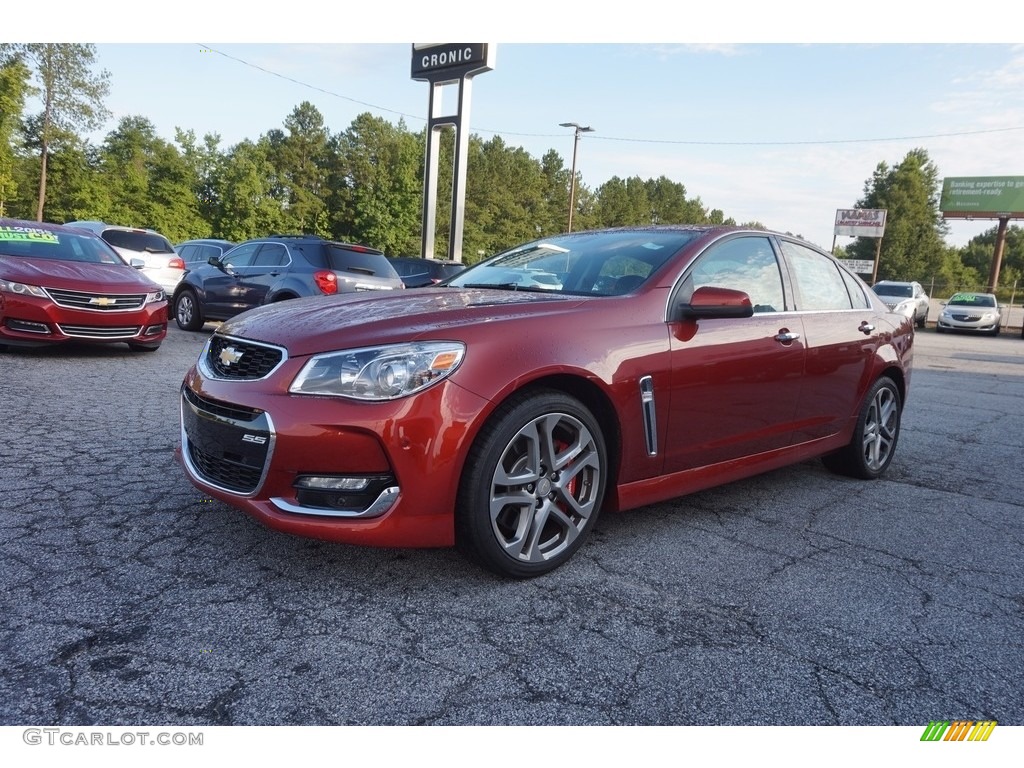2016 SS Sedan - Some Like It Hot Red Metallic / Jet Black photo #3
