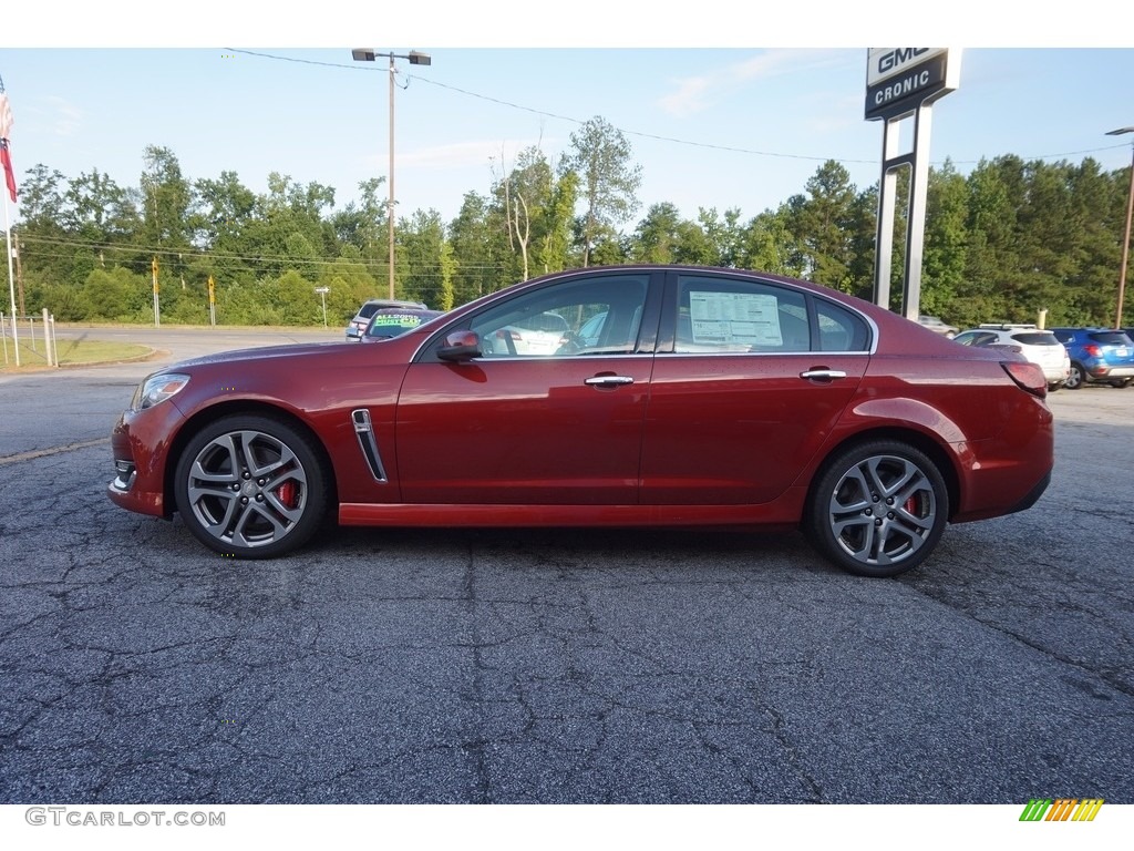 2016 SS Sedan - Some Like It Hot Red Metallic / Jet Black photo #4