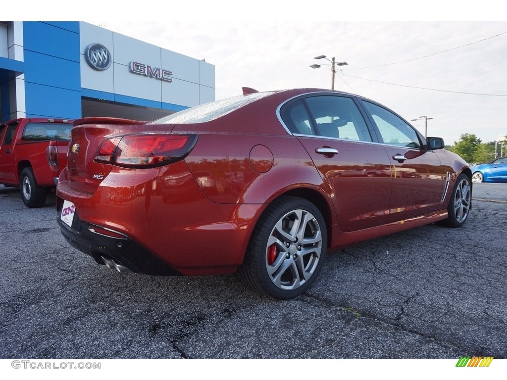 2016 SS Sedan - Some Like It Hot Red Metallic / Jet Black photo #6