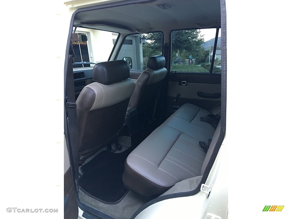 Brown Interior 1987 Toyota Land Cruiser FJ60 Photo #114498030