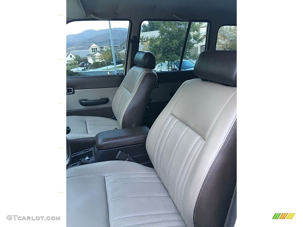 1987 Toyota Land Cruiser FJ60 Front Seat Photo #114498048