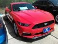 2017 Race Red Ford Mustang V6 Coupe  photo #1