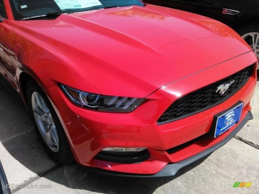 2017 Mustang V6 Coupe - Race Red / Ebony photo #3