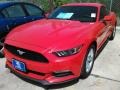 2017 Race Red Ford Mustang V6 Coupe  photo #6