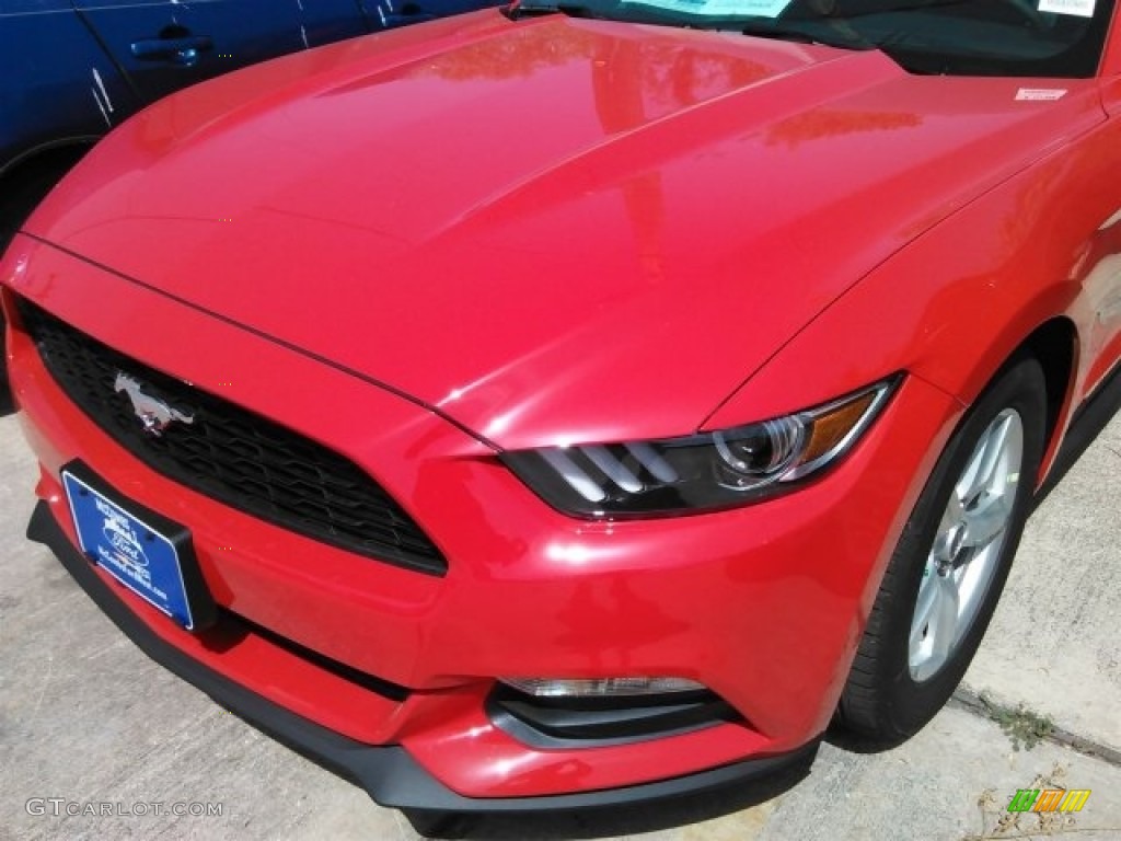 2017 Mustang V6 Coupe - Race Red / Ebony photo #7