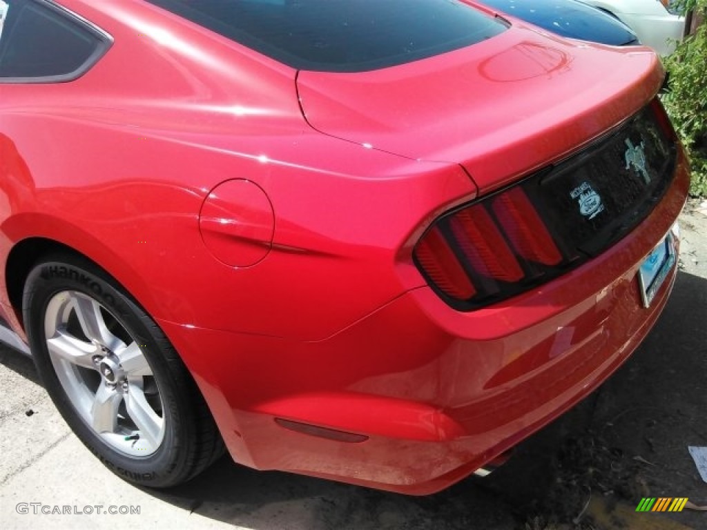 2017 Mustang V6 Coupe - Race Red / Ebony photo #9