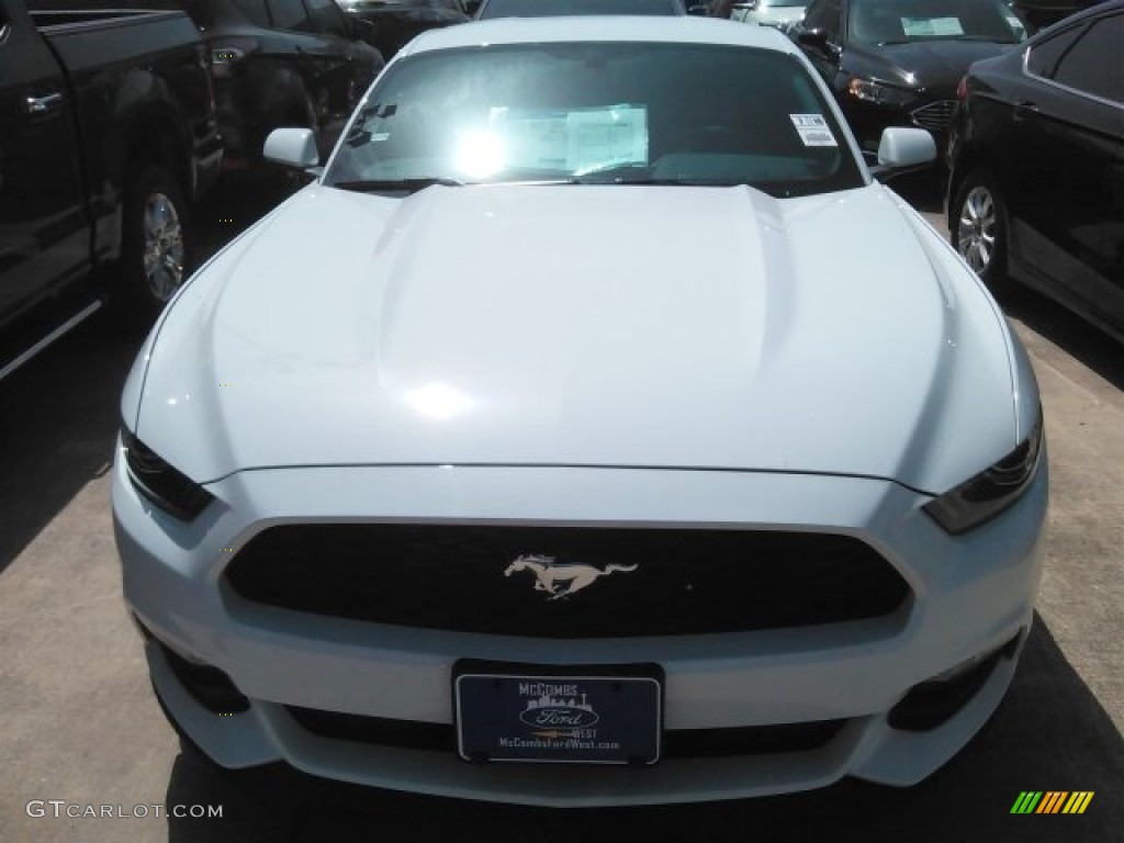 2017 Mustang V6 Coupe - Oxford White / Ebony photo #7