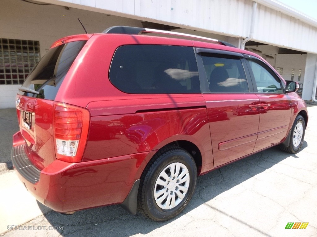 2012 Sedona LX - Claret Red / Gray photo #3