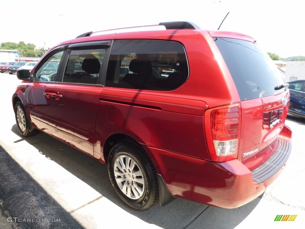 2012 Sedona LX - Claret Red / Gray photo #5