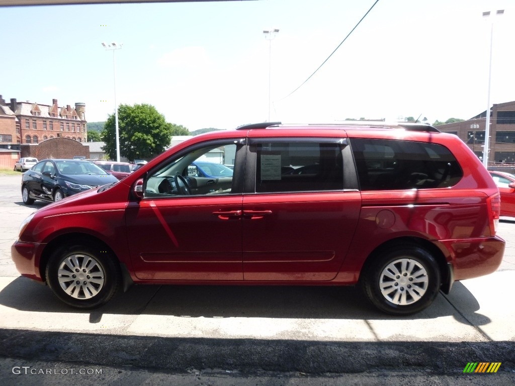 2012 Sedona LX - Claret Red / Gray photo #6