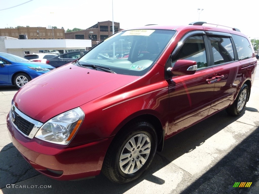 2012 Sedona LX - Claret Red / Gray photo #7