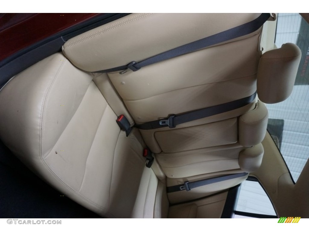 2009 Sonata Limited V6 - Dark Cherry Red / Camel photo #19