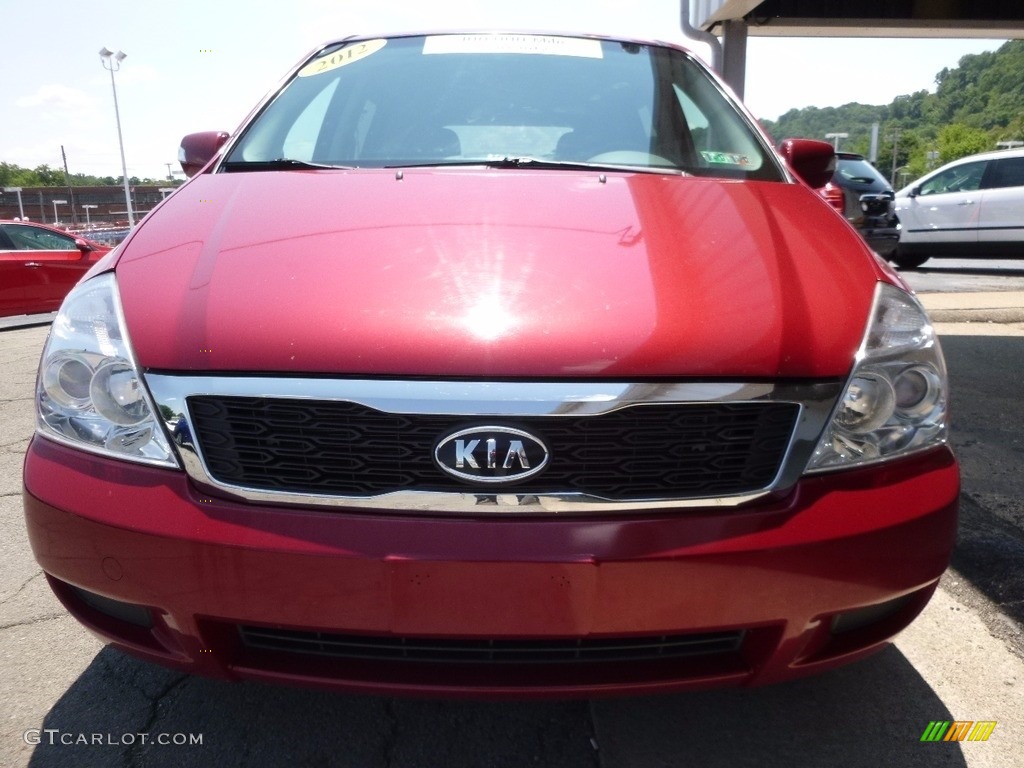 2012 Sedona LX - Claret Red / Gray photo #8