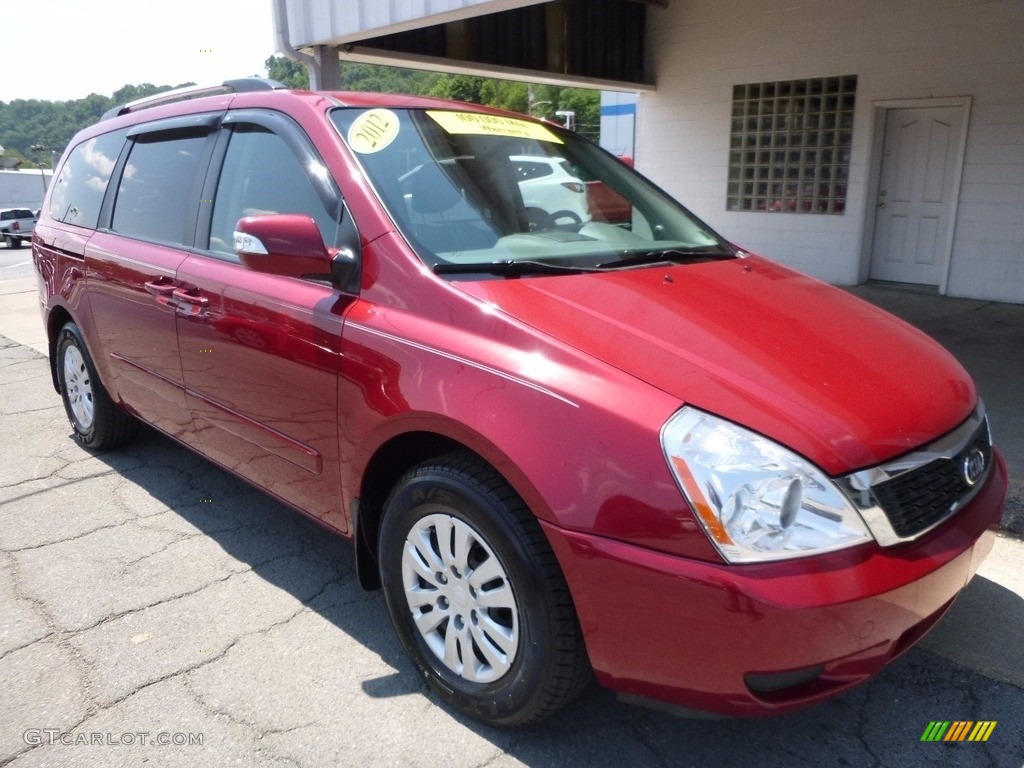 2012 Sedona LX - Claret Red / Gray photo #9