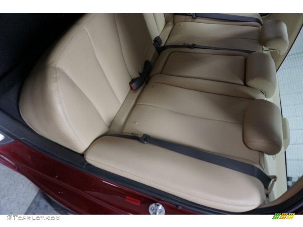2009 Sonata Limited V6 - Dark Cherry Red / Camel photo #22