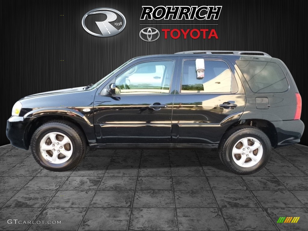 2006 Tribute s 4WD - Mystic Black / Dark Flint Gray photo #4