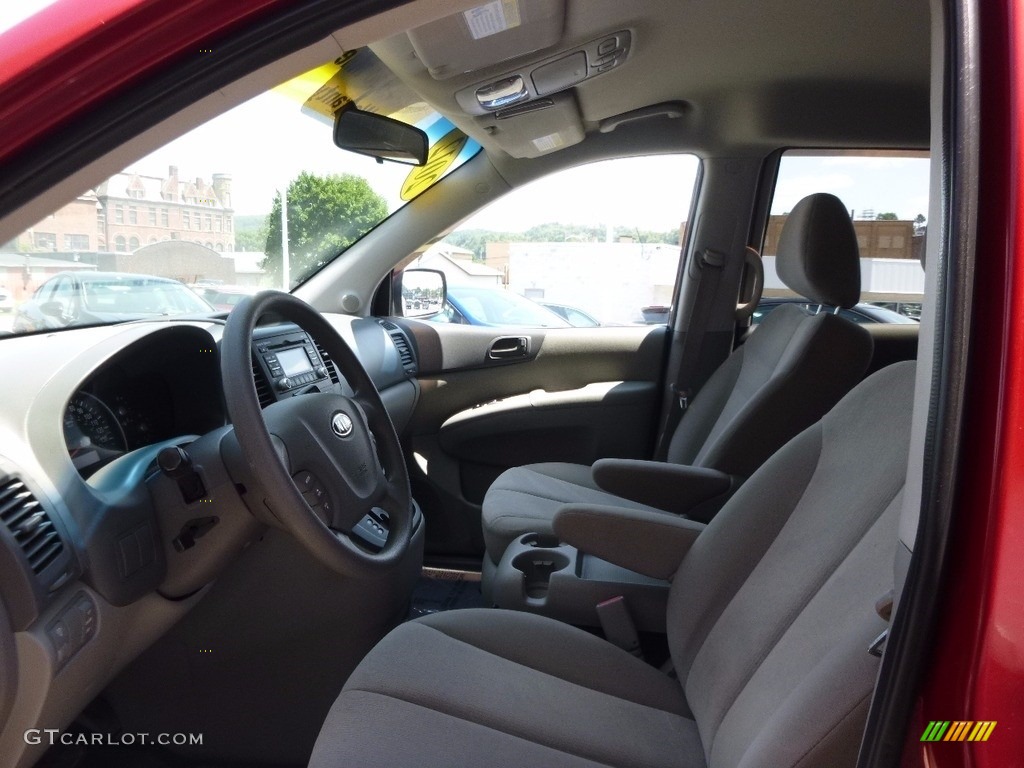 2012 Sedona LX - Claret Red / Gray photo #11