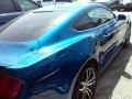 2017 Lightning Blue Ford Mustang Ecoboost Coupe  photo #16