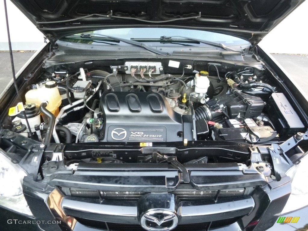 2006 Tribute s 4WD - Mystic Black / Dark Flint Gray photo #15