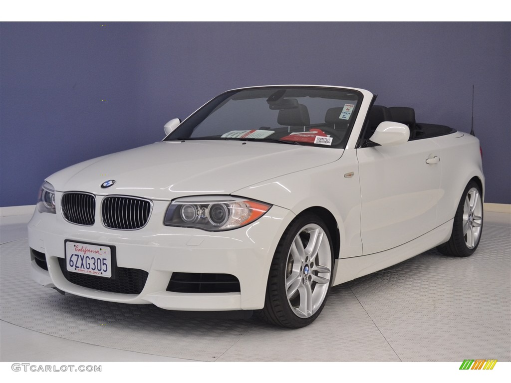 2013 1 Series 135i Convertible - Alpine White / Black photo #3