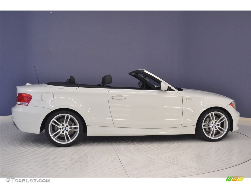 2013 1 Series 135i Convertible - Alpine White / Black photo #8