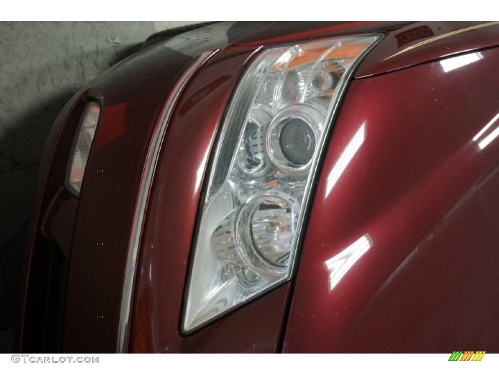 2009 Sonata Limited V6 - Dark Cherry Red / Camel photo #56