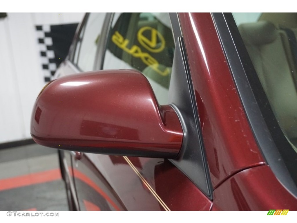 2009 Sonata Limited V6 - Dark Cherry Red / Camel photo #62