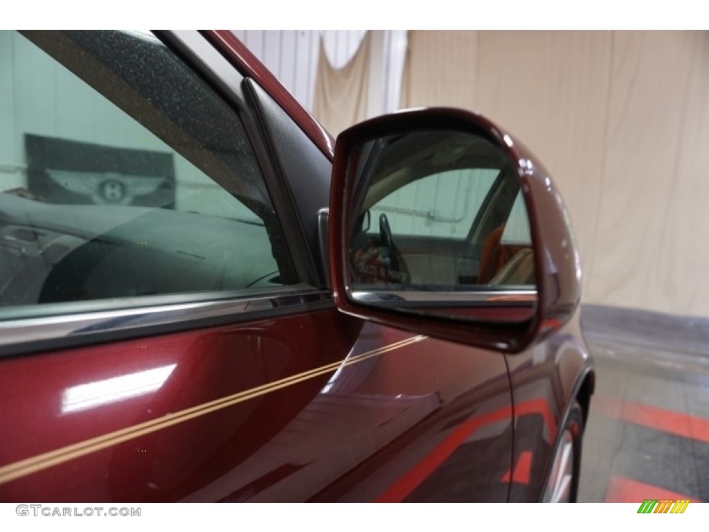 2009 Sonata Limited V6 - Dark Cherry Red / Camel photo #63