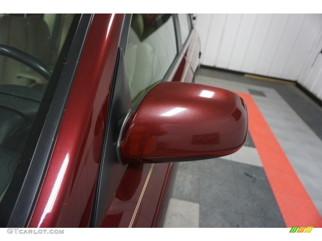 2009 Sonata Limited V6 - Dark Cherry Red / Camel photo #79