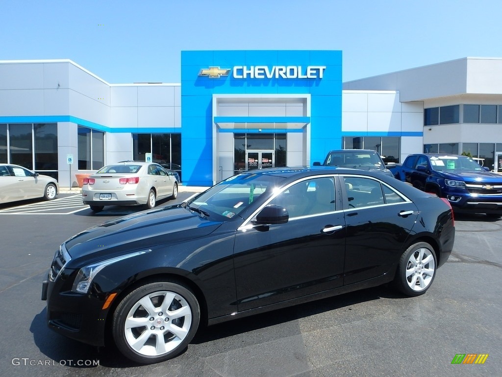 2013 ATS 2.0L Turbo AWD - Black Diamond Tricoat / Caramel/Jet Black Accents photo #1