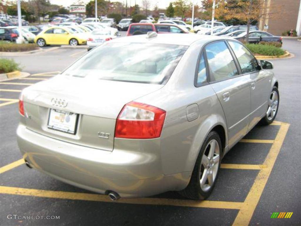 2004 A4 1.8T quattro Sedan - Champagne Metallic / Beige photo #5