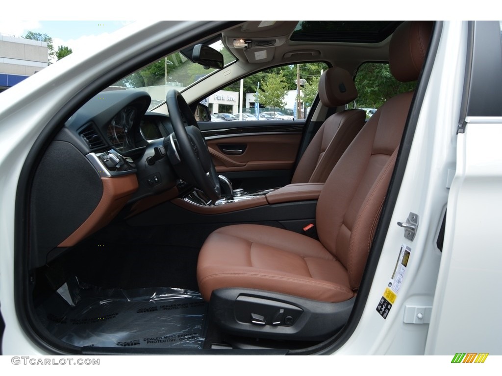 2016 5 Series 528i xDrive Sedan - Alpine White / Cinnamon Brown photo #11