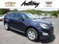 2017 Blue Velvet Metallic Chevrolet Equinox LT AWD  photo #1