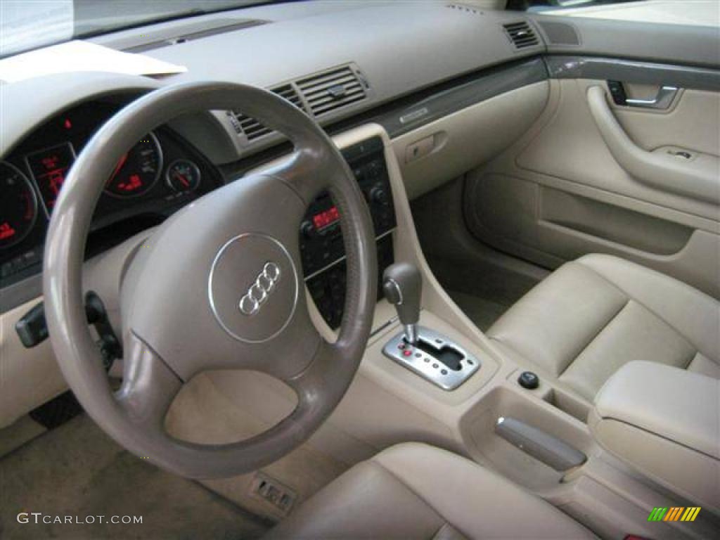 2004 A4 1.8T quattro Sedan - Champagne Metallic / Beige photo #9